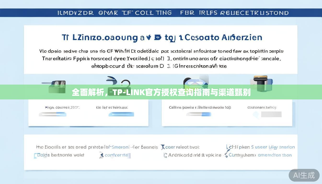 全面解析，TP-LINK官方授权查询指南与渠道甄别