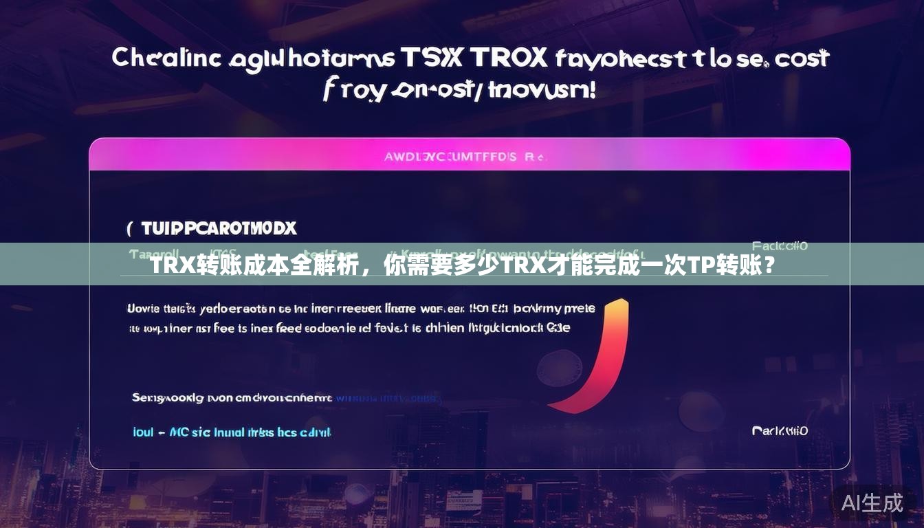 TRX转账成本全解析，你需要多少TRX才能完成一次TP转账？