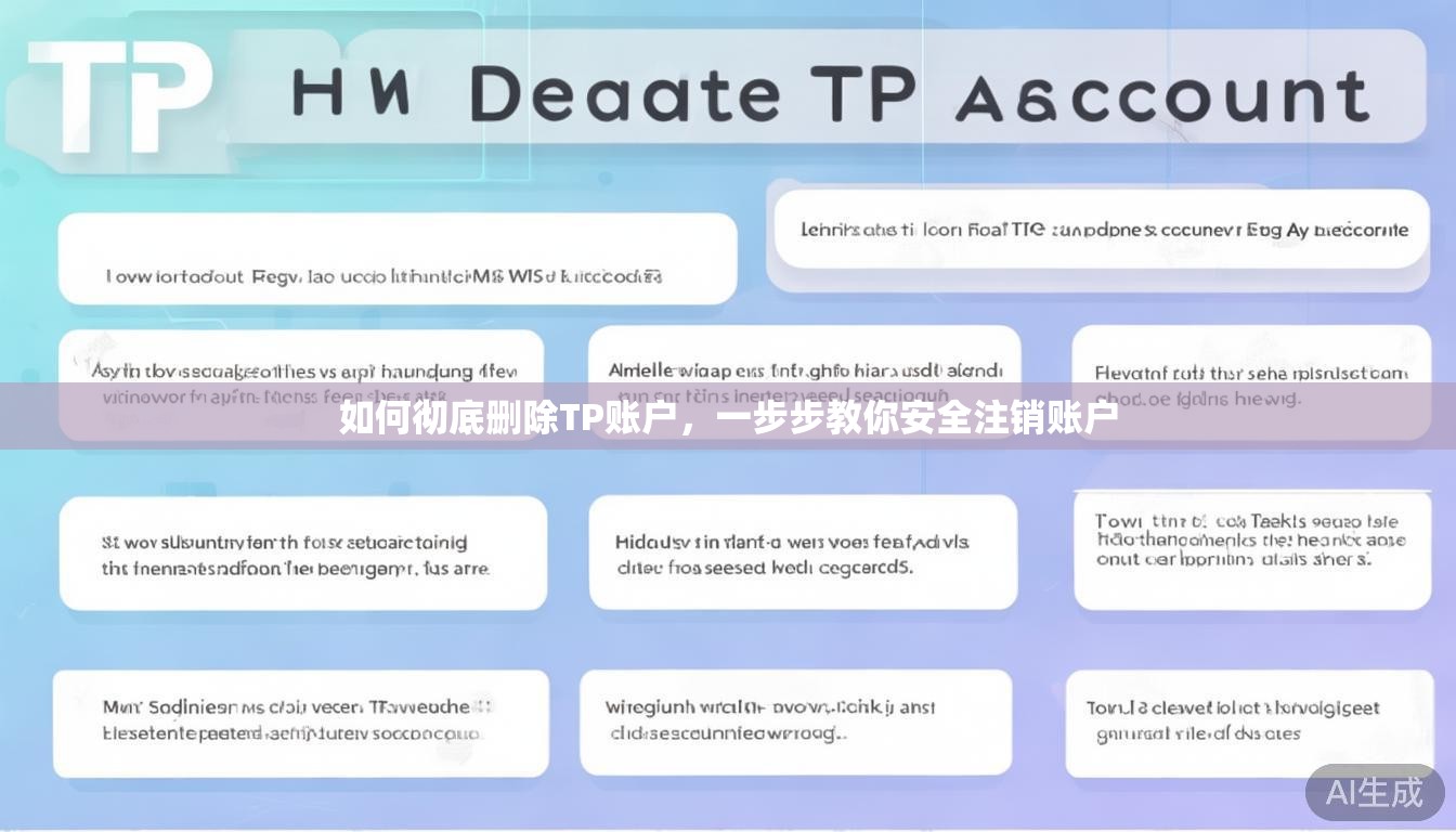 如何彻底删除TP账户,一步步教你安全注销账户 如何彻底删除TP账户,一步步教你安全注销账户