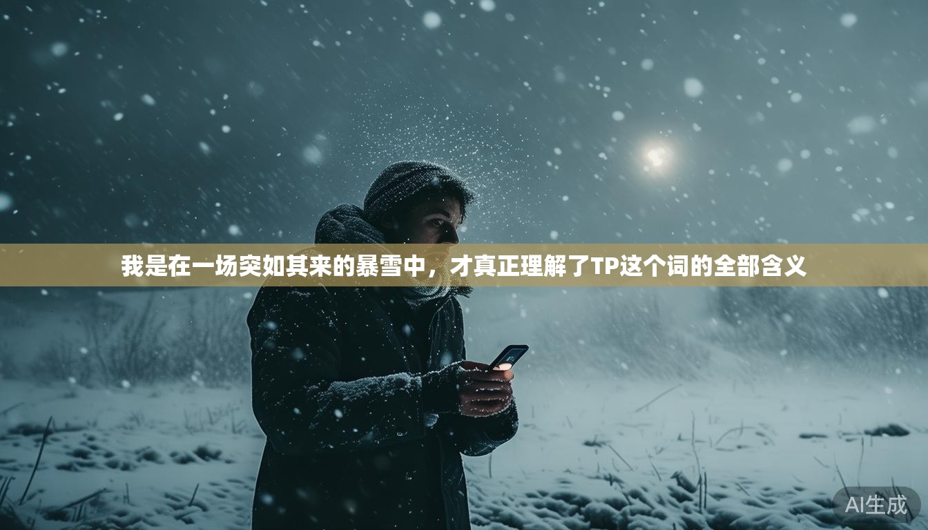 我是在一场突如其来的暴雪中,才真正理解了TP这个词的全部含义 我是在一场突如其来的暴雪中,才真正理解了TP这个词的全部含义