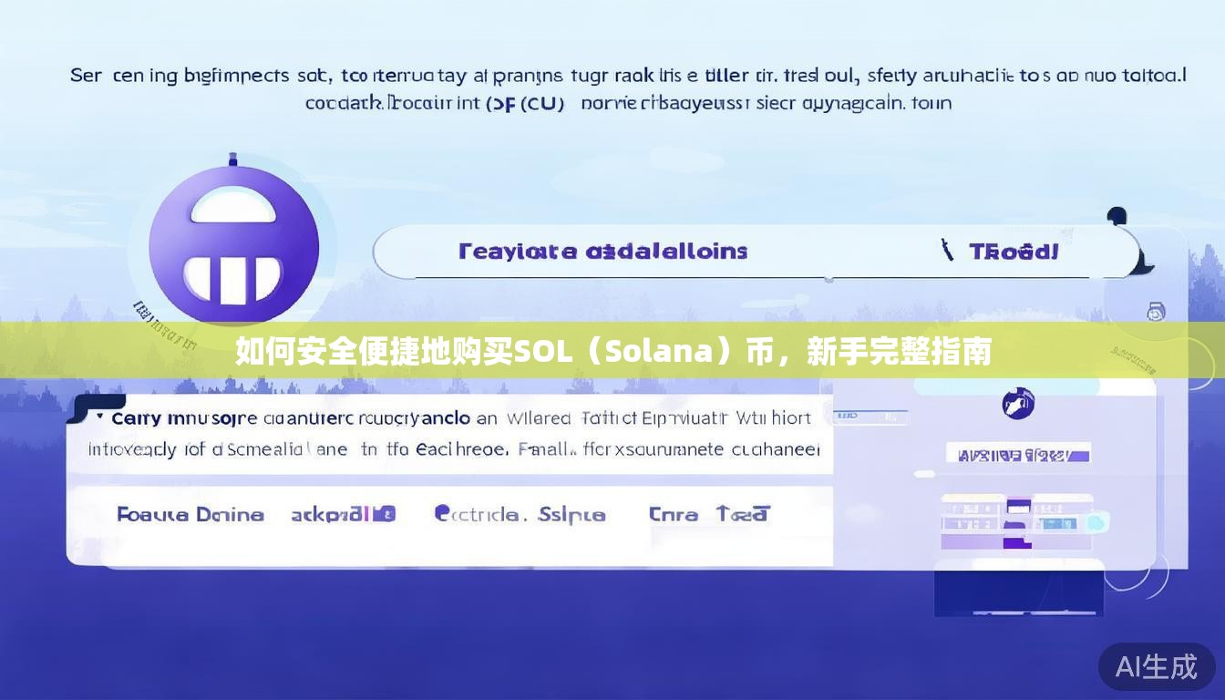 如何安全便捷地购买SOL（Solana）币，新手完整指南