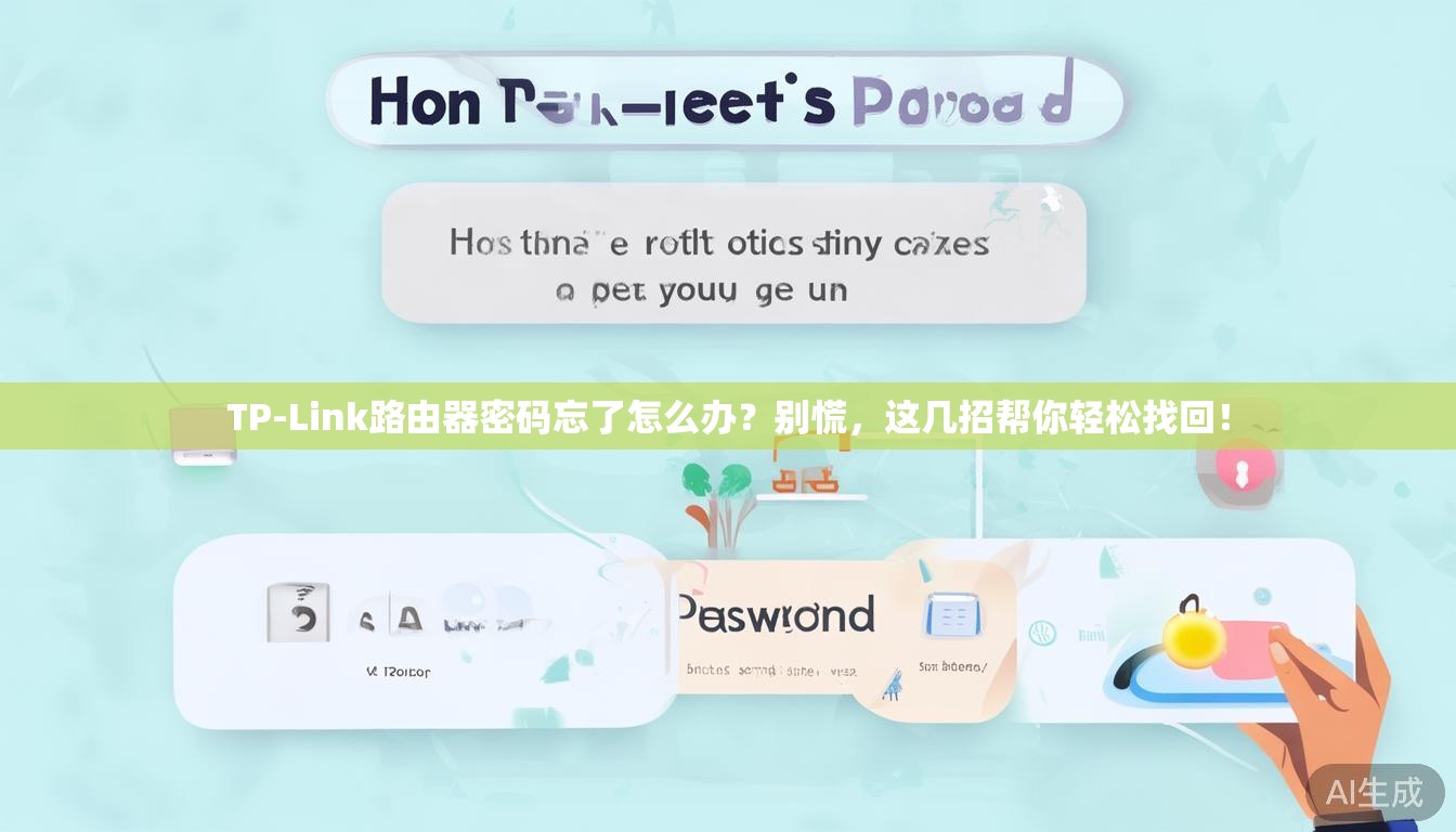 TP-Link路由器密码忘了怎么办？别慌，这几招帮你轻松找回！