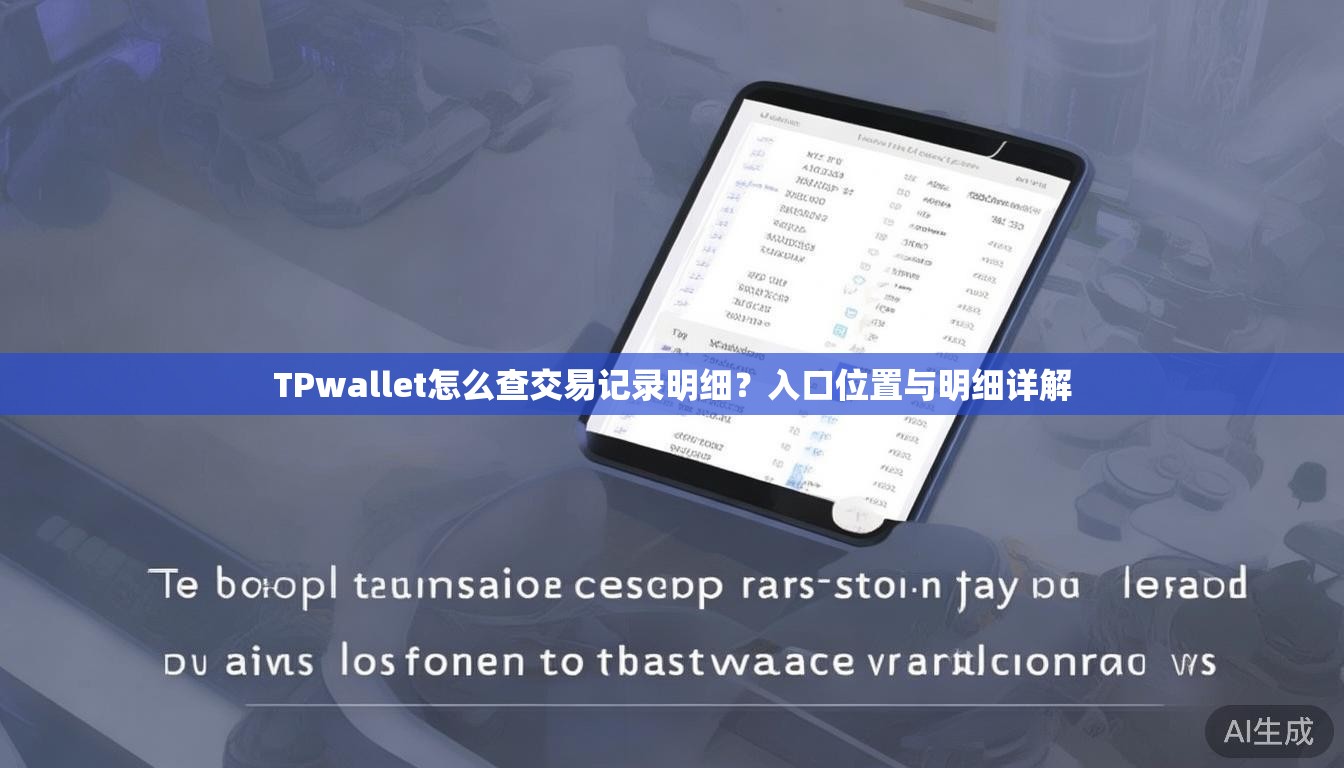 TPwallet怎么查交易记录明细？入口位置与明细详解